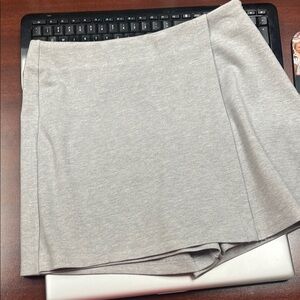 Zenana Gray Skater Skort